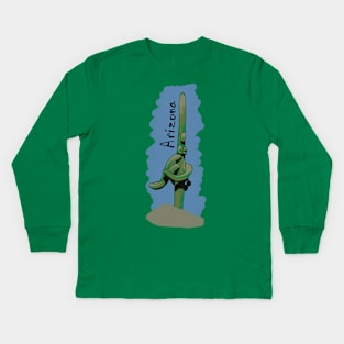 Arizona Wacky Cactus Kids Long Sleeve T-Shirt